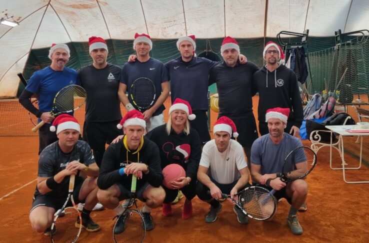 Naš prvi božični teniški turnir